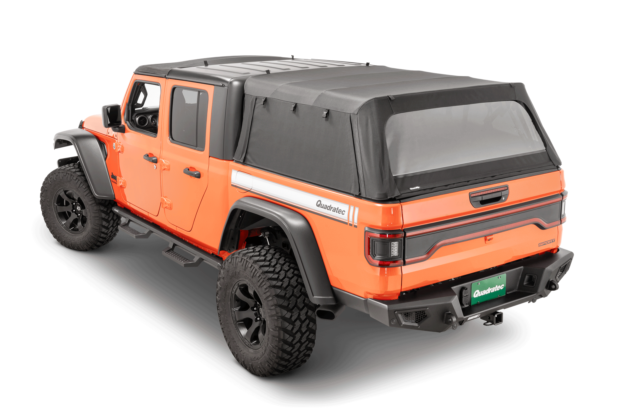 QuadraTop Folding Soft Bed Cap for 20-26 Jeep Gladiator JT | Quadratec